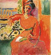 Henri Matisse Woman in the front of window painting